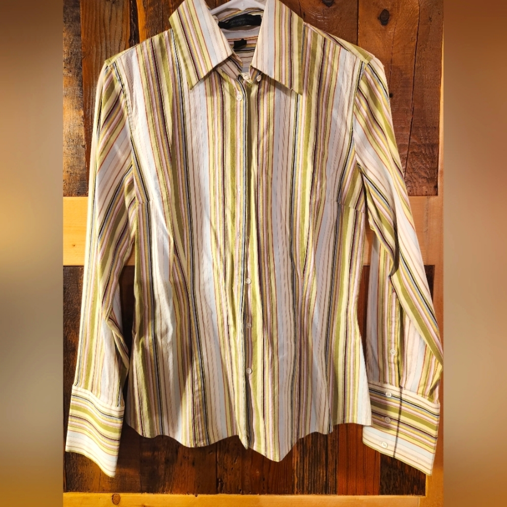 Express long sleeve button up blouse